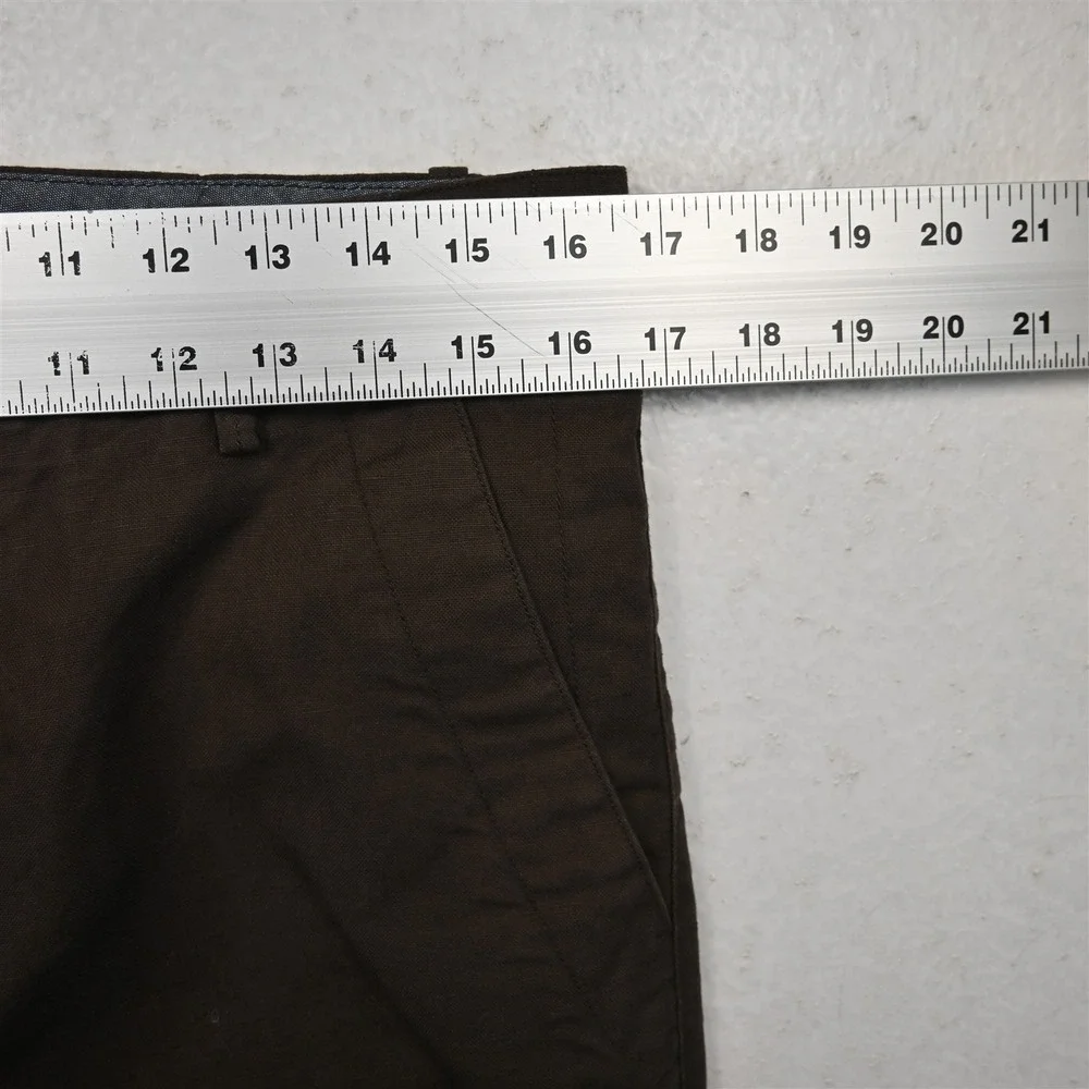 Banana Republic 31x30 Brown Linen Drawstring Straight Beach Wedding Mens Pants